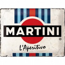 Placa metalica - Martini L'aperitivo  - 30x40 cm